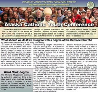 What should we do if we disagree with a dogma of the Catholic Church?