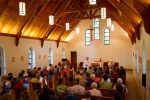 Bishop Burns During Mass (1 of 1)