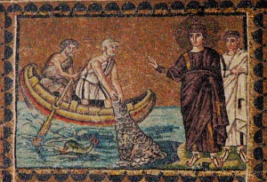 Christ calling the disciples.