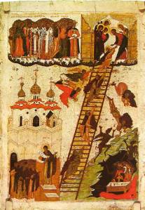 Ladder of Divine Ascent Novgorod color