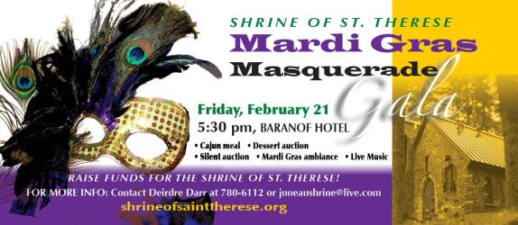 Mardi Gras Shrine banner