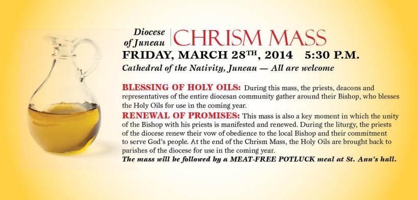 Chrism ad corrected