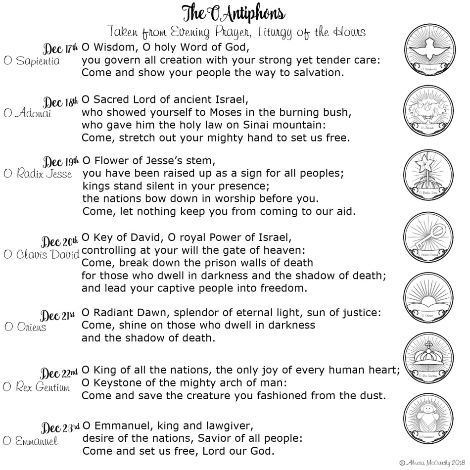 O Antiphons &amp; Text